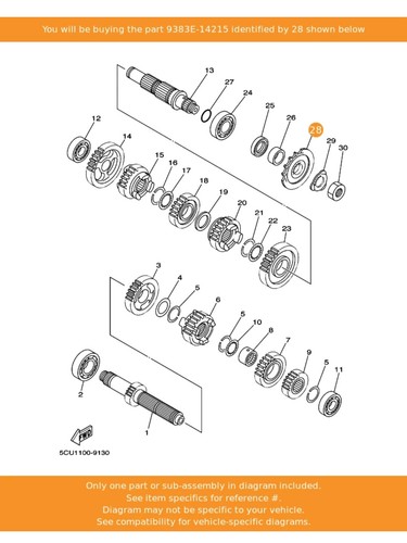 Yamaha sprocket drive - yamaha, (14t)