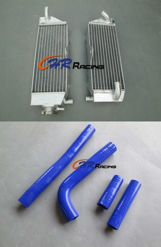Aluminum radiator blue hose - aluminum,